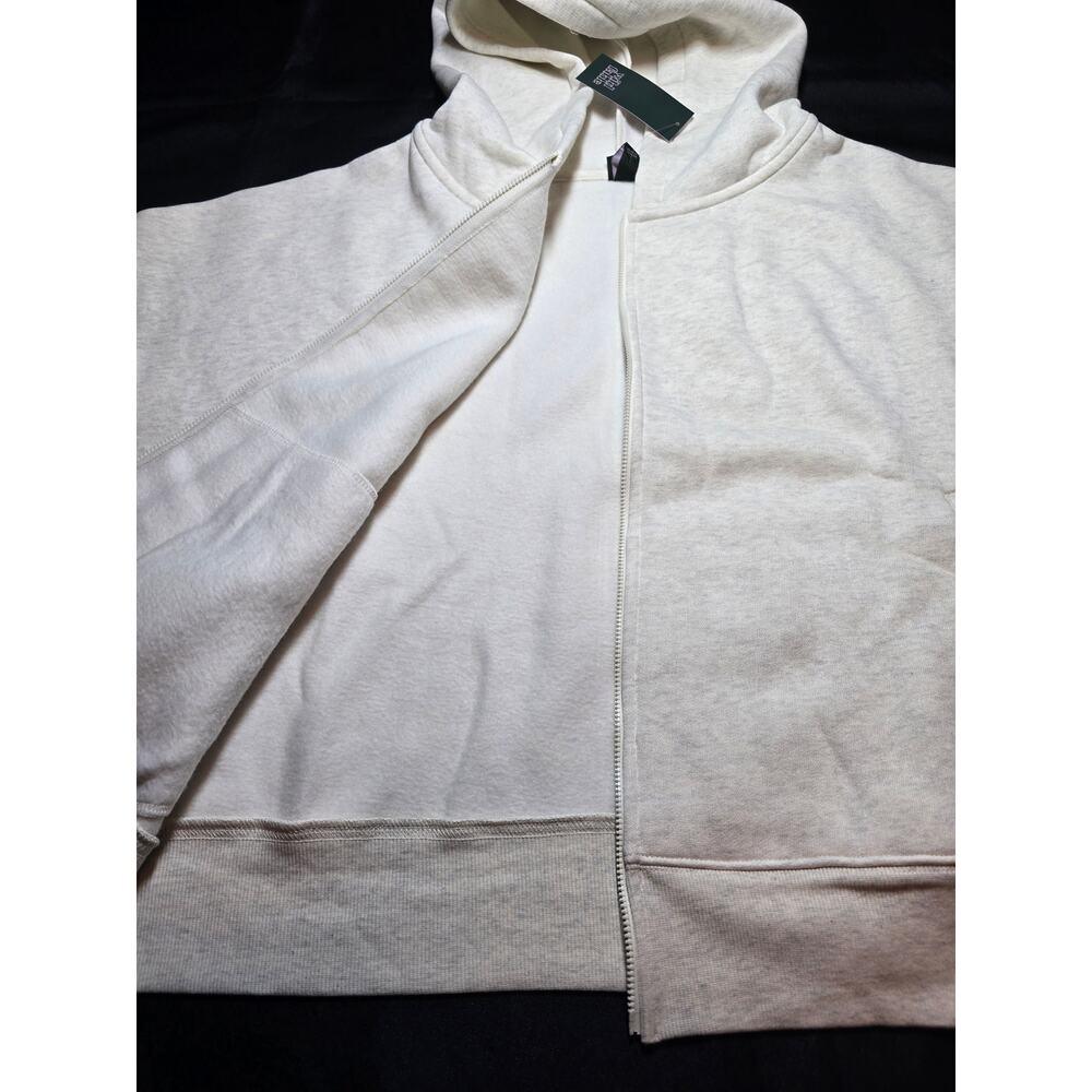 Wild Fable Full Zip Sweatshirt Jacket Heather Gray Pockets - Picture 3 of 6